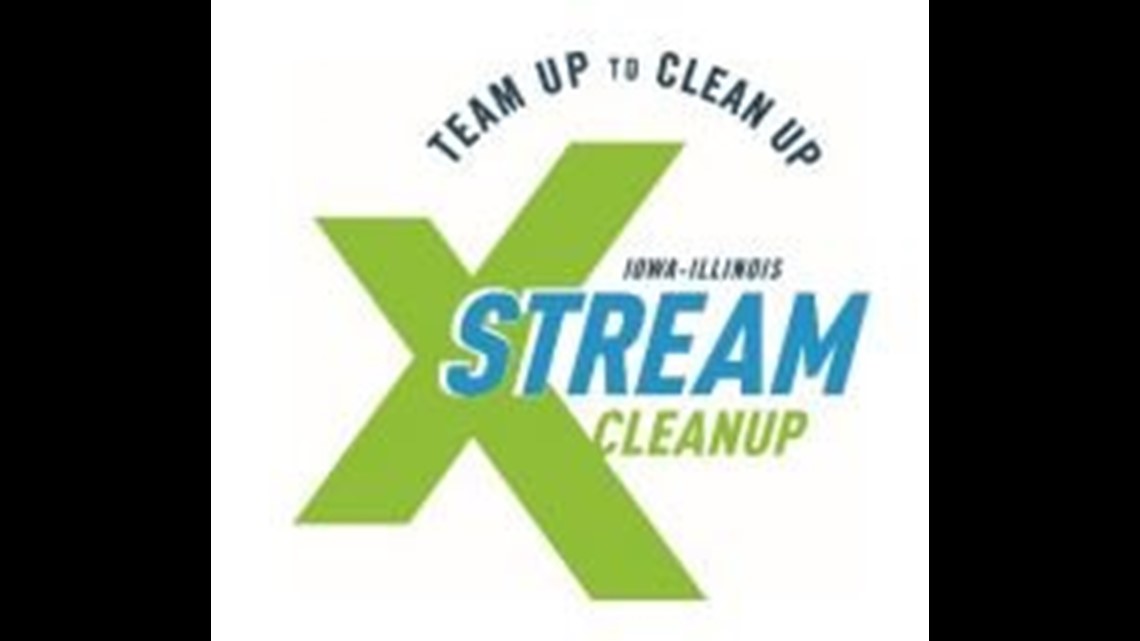 Supplies available for volunteers to help clean up the community in