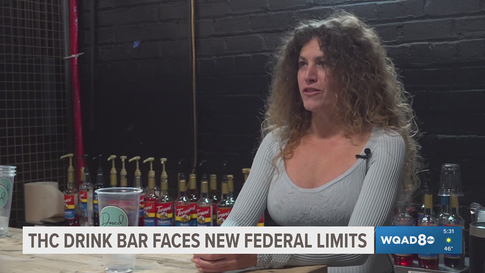 wqad.com - Emma Buker - Local THC drink bar faces threat from recent federal hemp rules