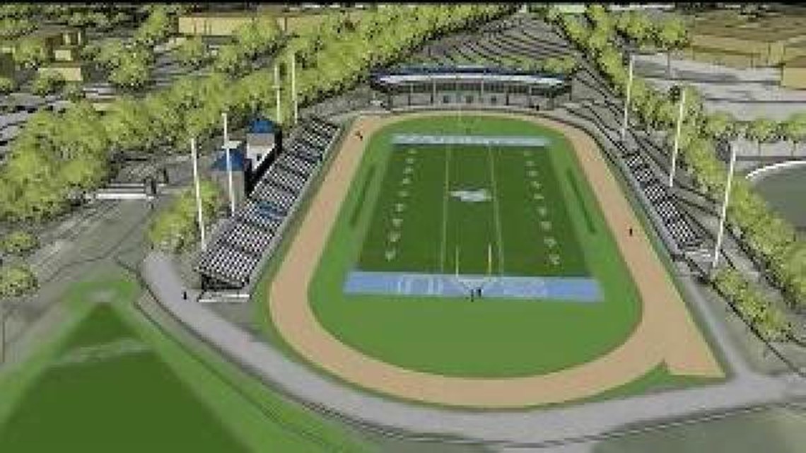 Supporters rally for St. Ambrose stadium