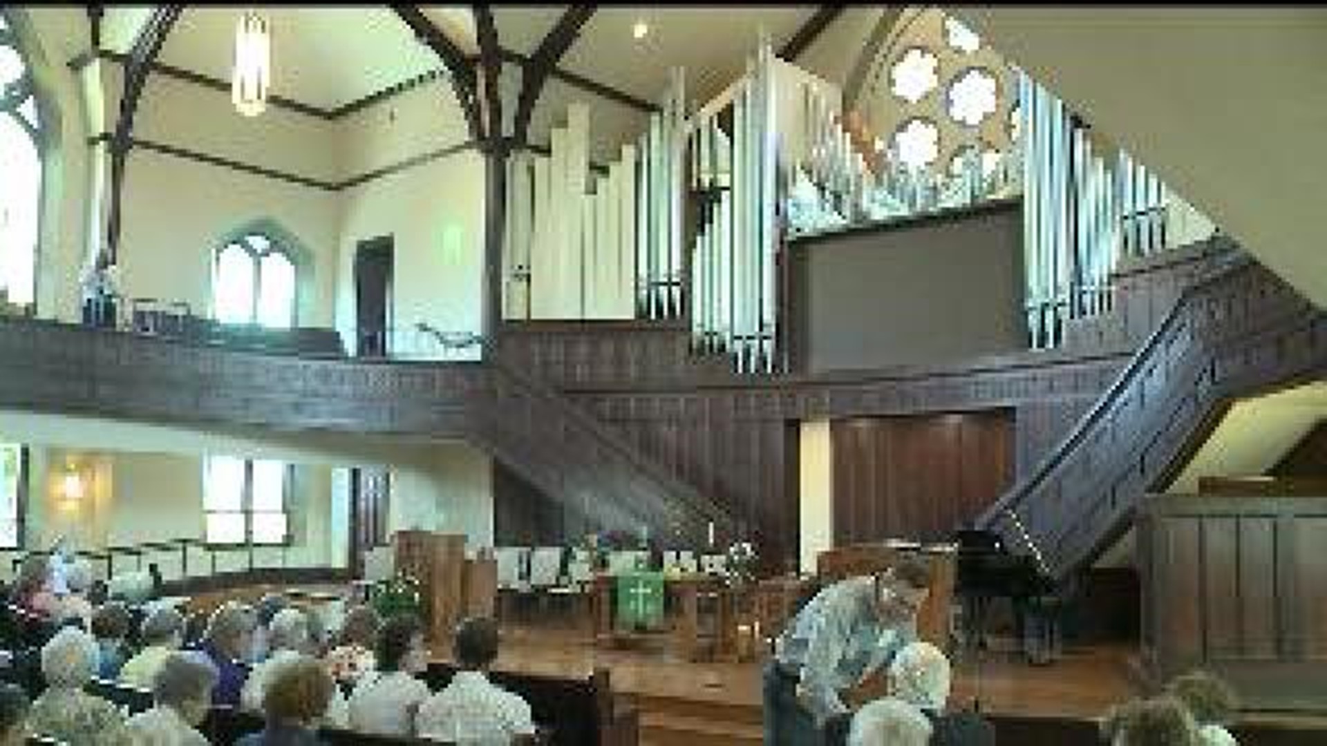 Congregation is back in Burlington church after arson