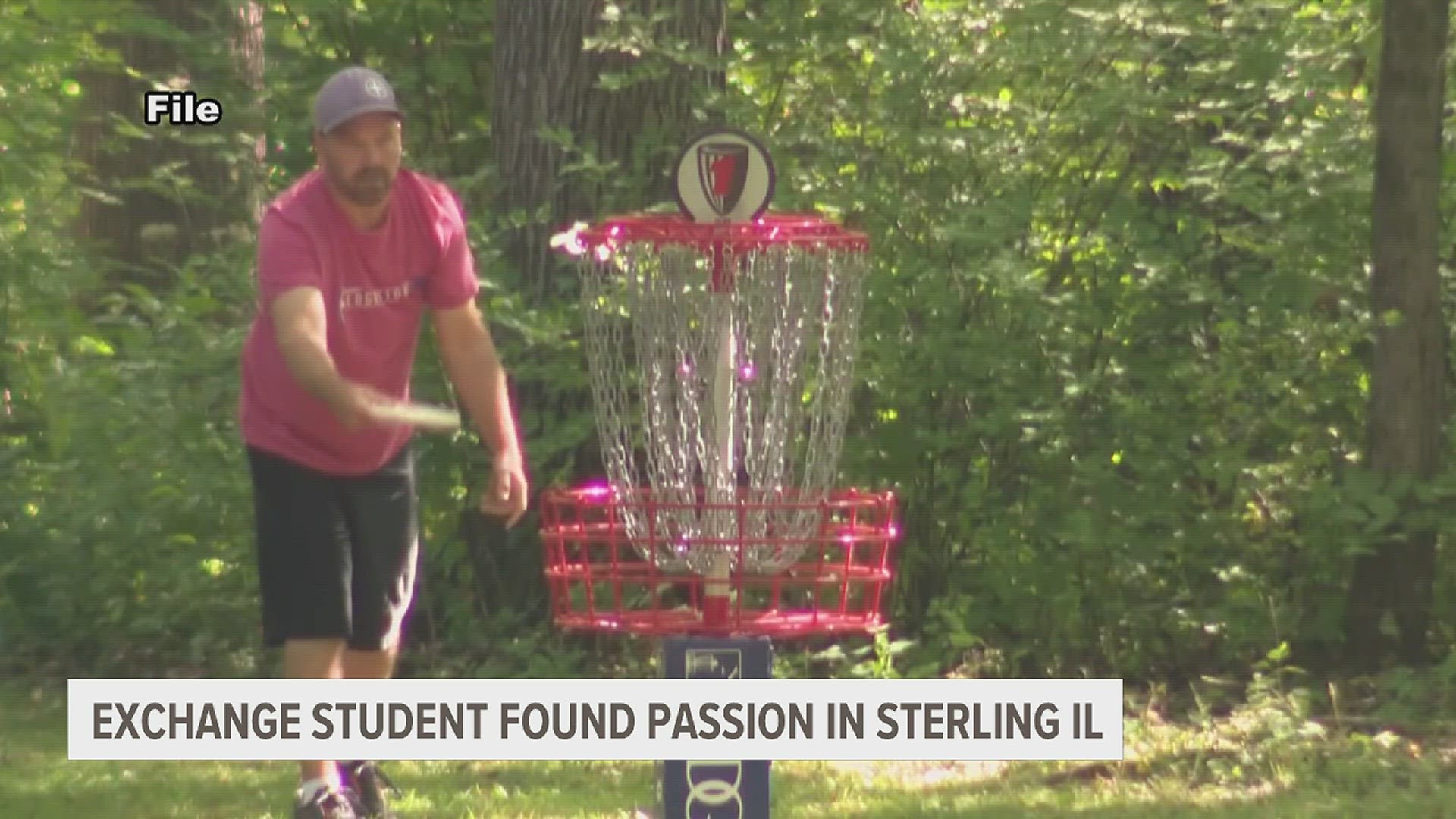 Fritiof Fagergren came to Sterling as a Swedish exchange student and fell in love with disc golf. Now he's back and gearing up to help host a tournament on Dec. 23.