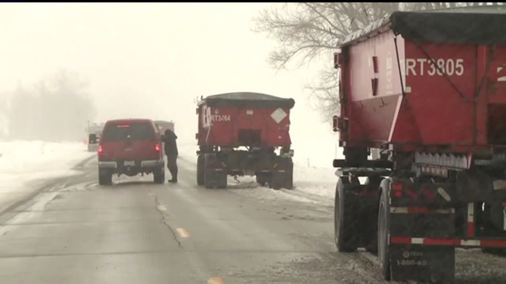 Diesel fuel spill in Iowa