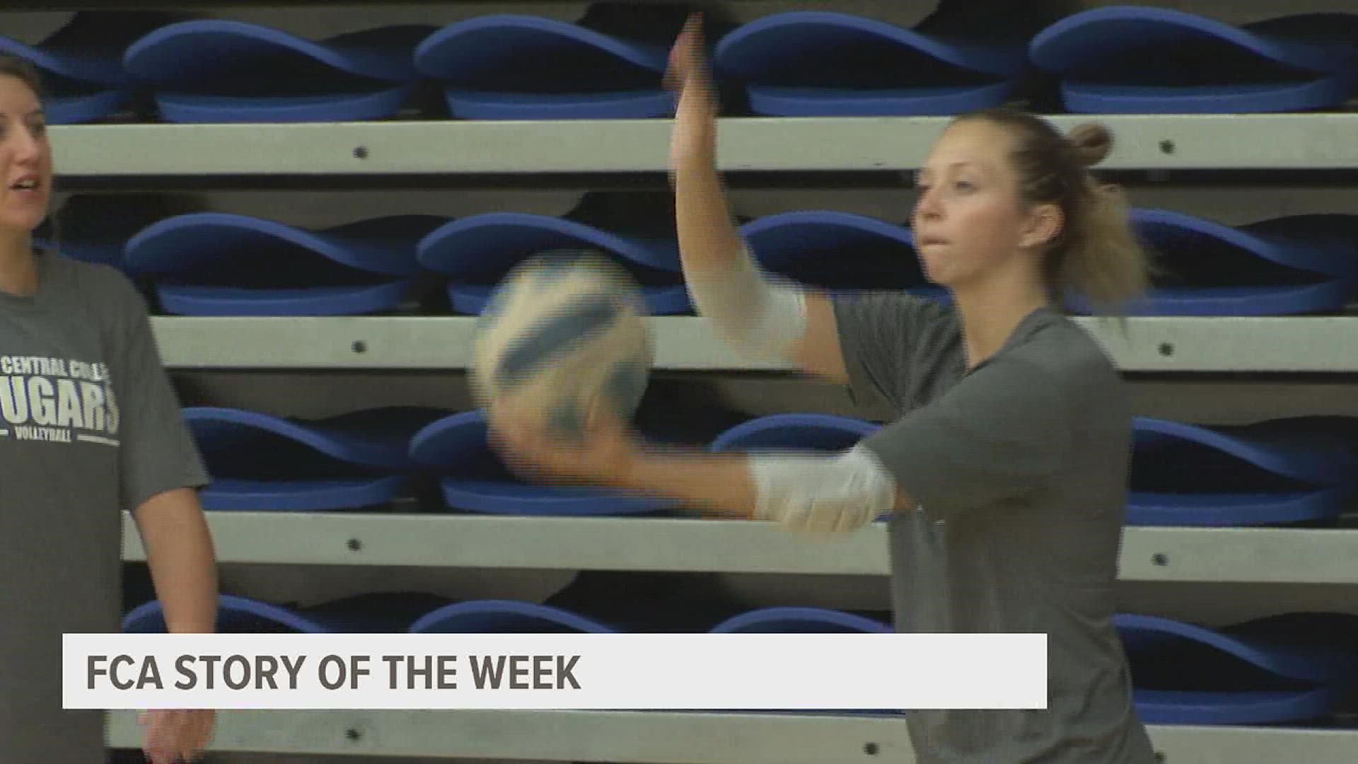 FCA story of the week features former Rock Island Standout Emily Allison as she levels up on the Volleyball Court.