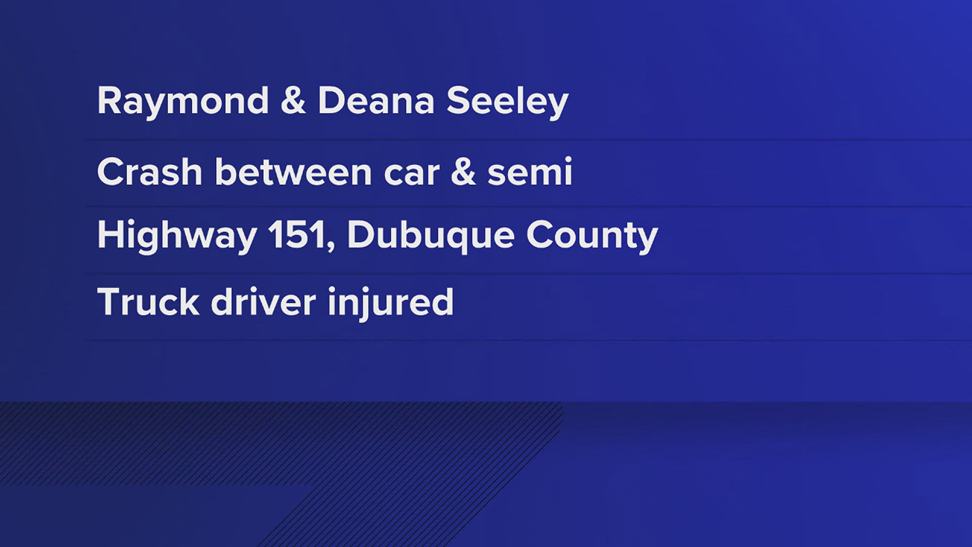 Both victims were from Sterling, Illinois.