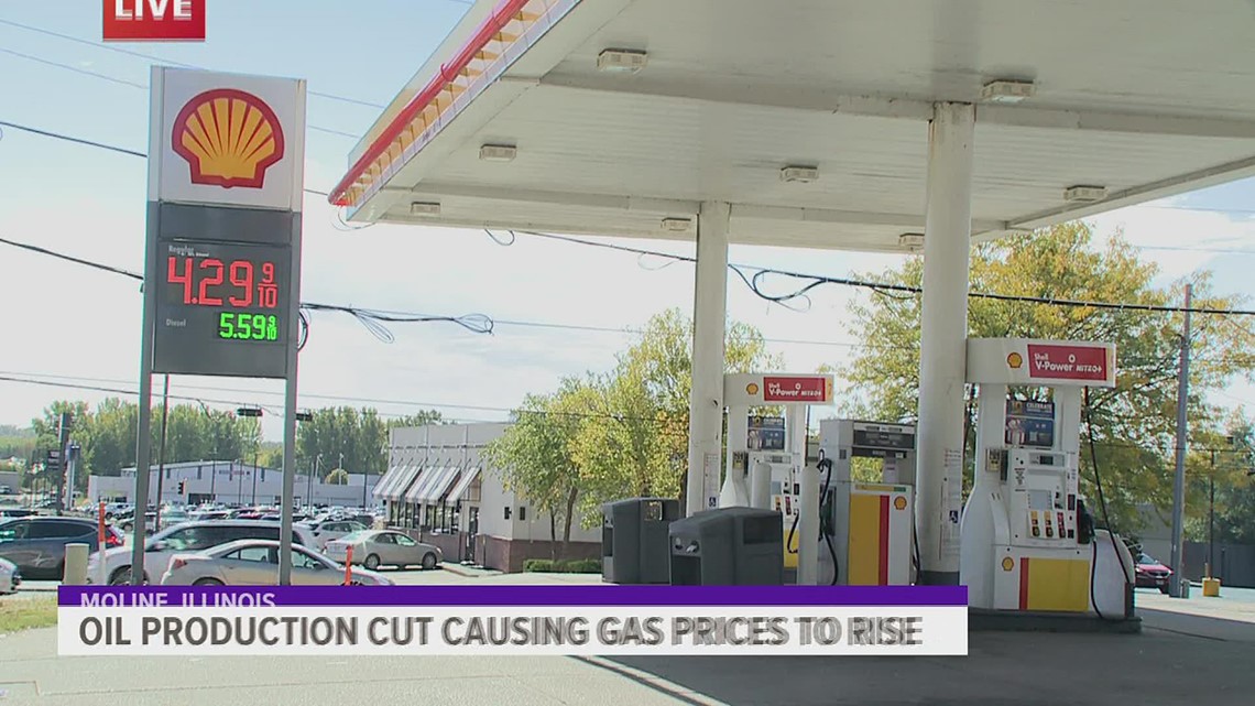 Gas prices rising again as countries decrease oil production