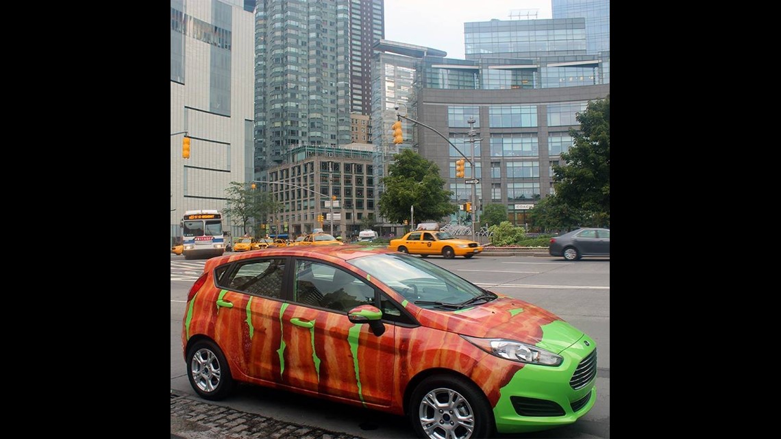 Ford Motor Company releases baconwrapped car