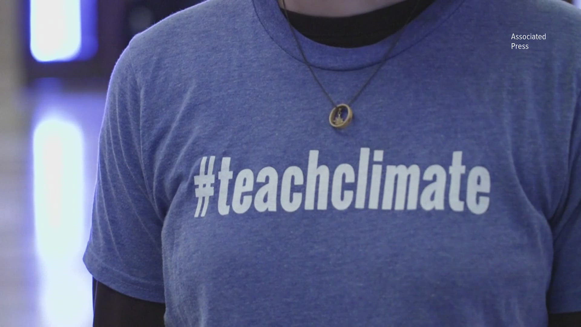 Students gathered at various state capitols to urge lawmakers to pass legislation to require educators to teach about the effects of climate change.