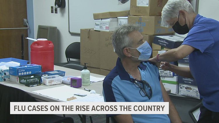 With influenza cases on the rise, health departments remind you the importance of flu shots