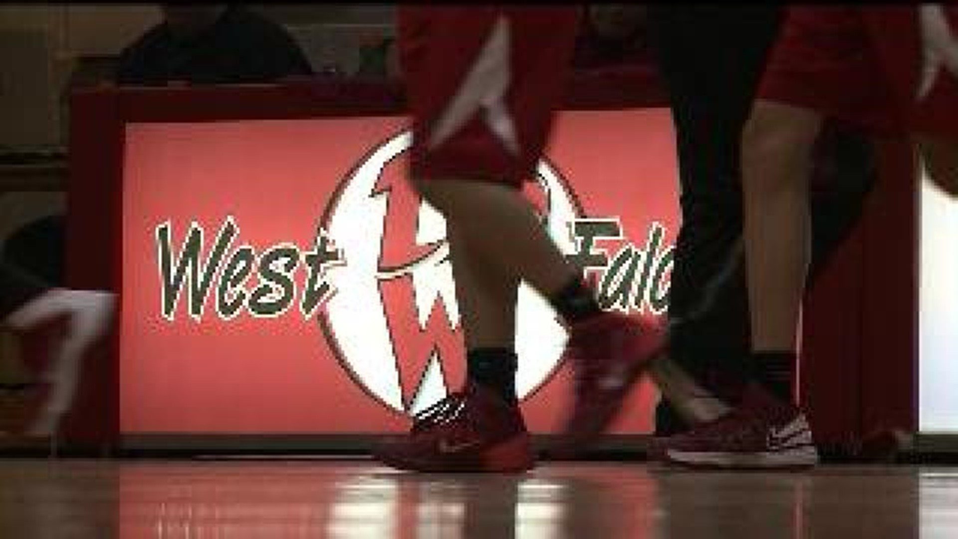 West Girls Fly Past Clinton
