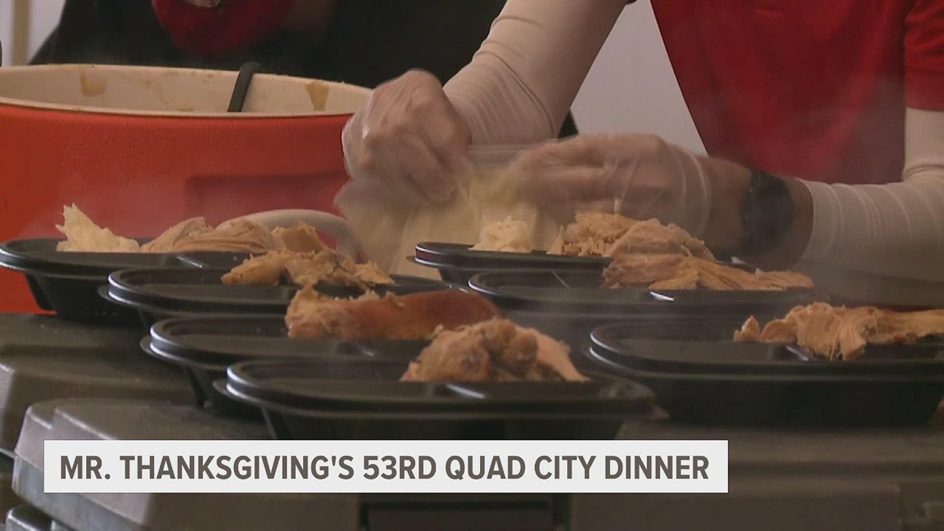 The annual QC tradition returns for a free, drive-up meal at Southpark Mall from 4 to 6 p.m. on Thanksgiving day.