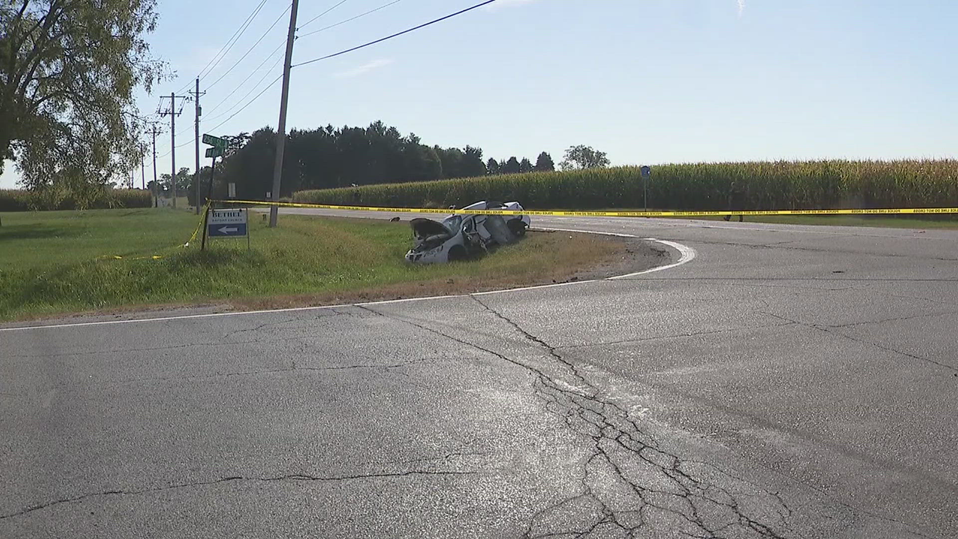 A sheriff's deputy told News 8 that a sedan was traveling north on 256th St. and a box truck was heading east on 94th Ave. when the two collided in the intersection.