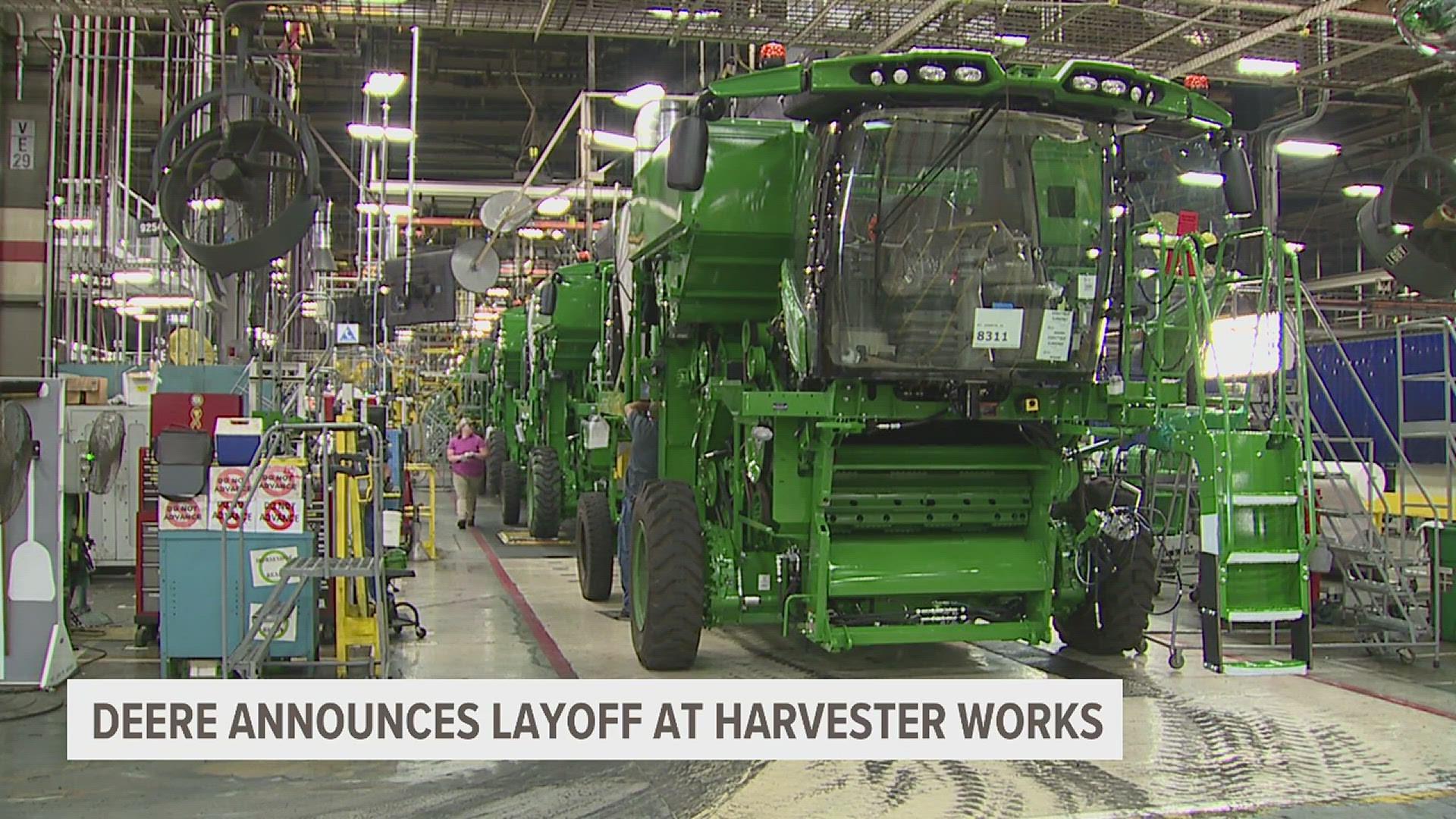 John Deere is laying off 225 workers from their East Moline facility, and road closures are expected for Bettendorf Homecoming parade.