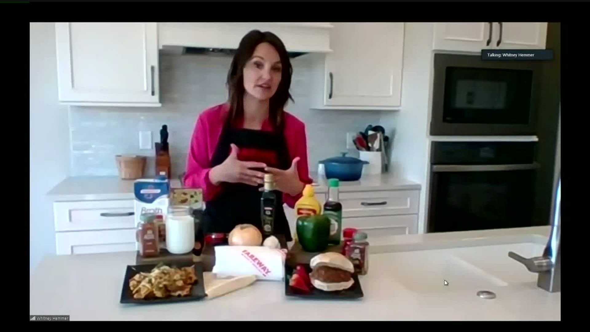 Fareway Dietitian Whitney Hemmer Shows Two Recipes Using Ingredients You Probably Already Have On Hand