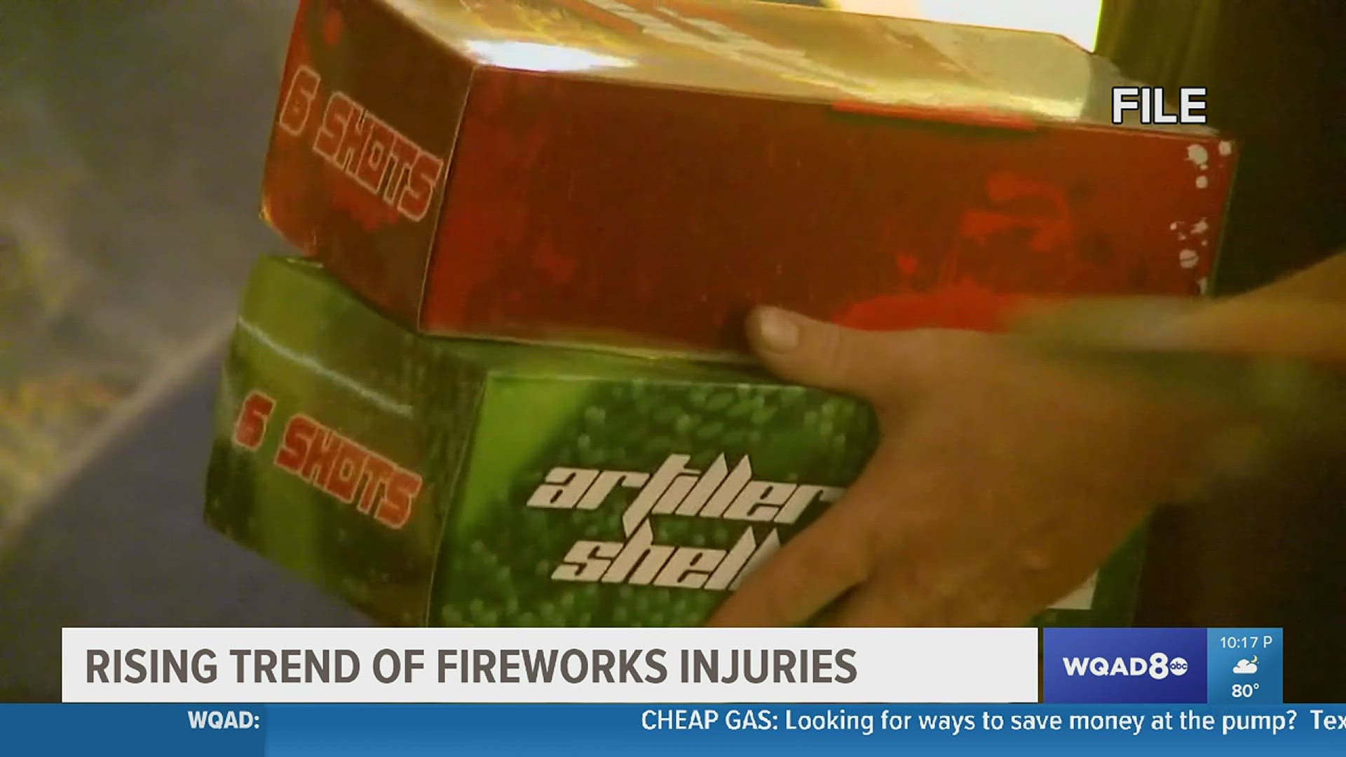 Researchers said the increased amount in Iowa started in 2017, when the state legalized the use of consumer fireworks.