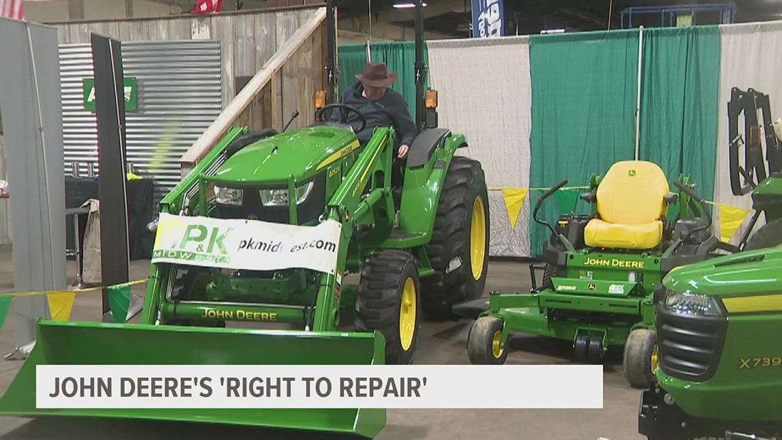Farmers celebrate 'right to repair' at Quad City Farm Show | wqad.com