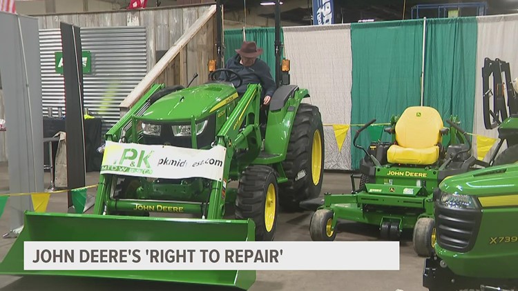 Farmers celebrate 'right to repair' at Quad City Farm Show