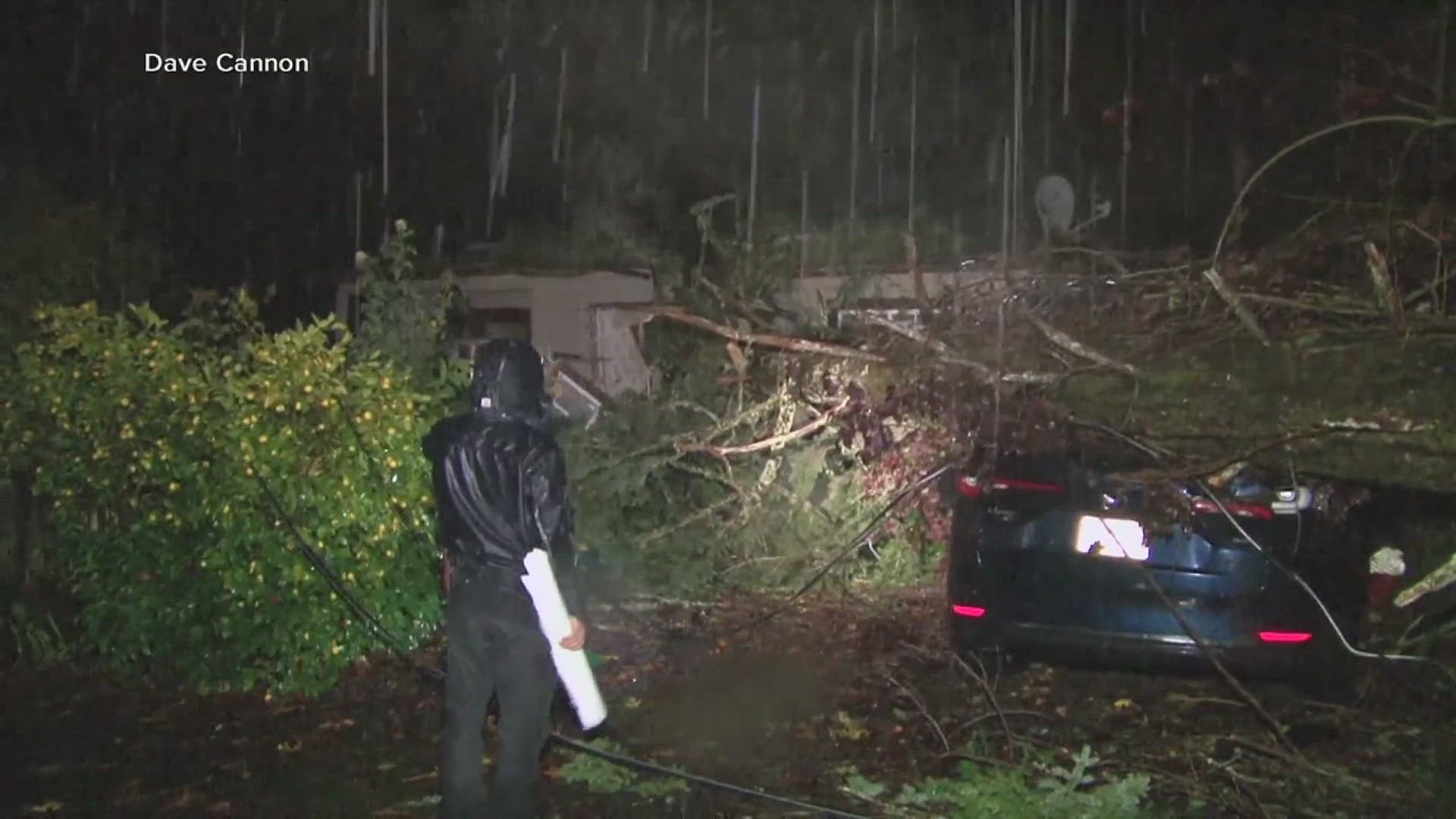 Residents in Washington are beginning to survey damages caused by a bomb cyclone, and northeastern states are receiving much-needed rain after weeks of wildfires.