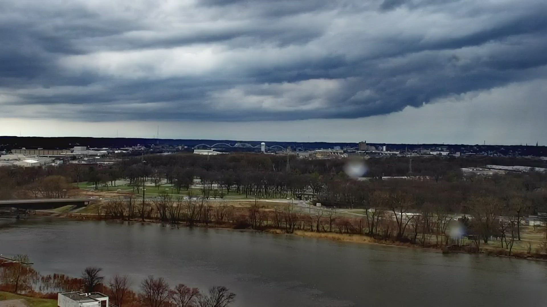 Tornado warnings and severe thunderstorm warnings accompany hail and heavy rain in the Quad Cities on March 31.