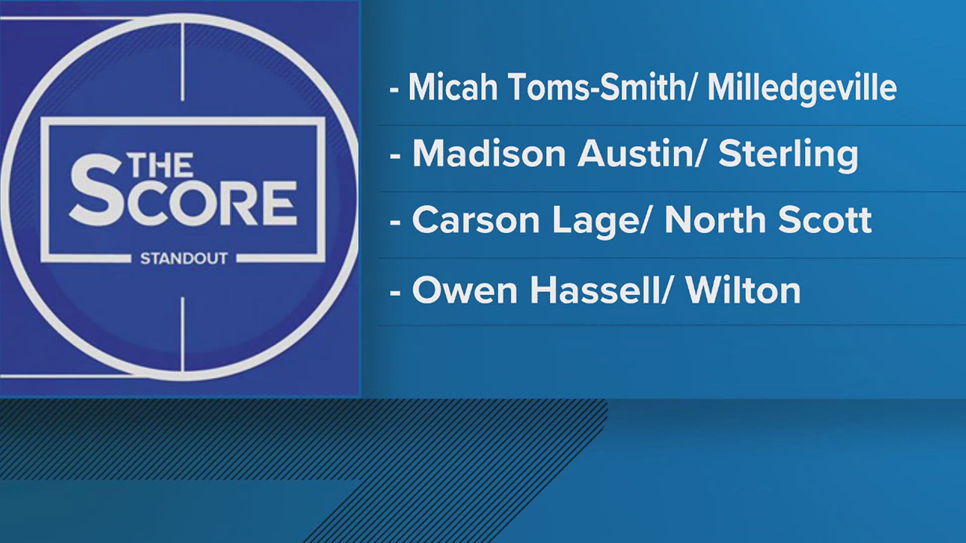 Cast your vote for this week's Midwest Technical Institute Score Standout. Each week's winner is featured in News 8's "Off the Kuff."