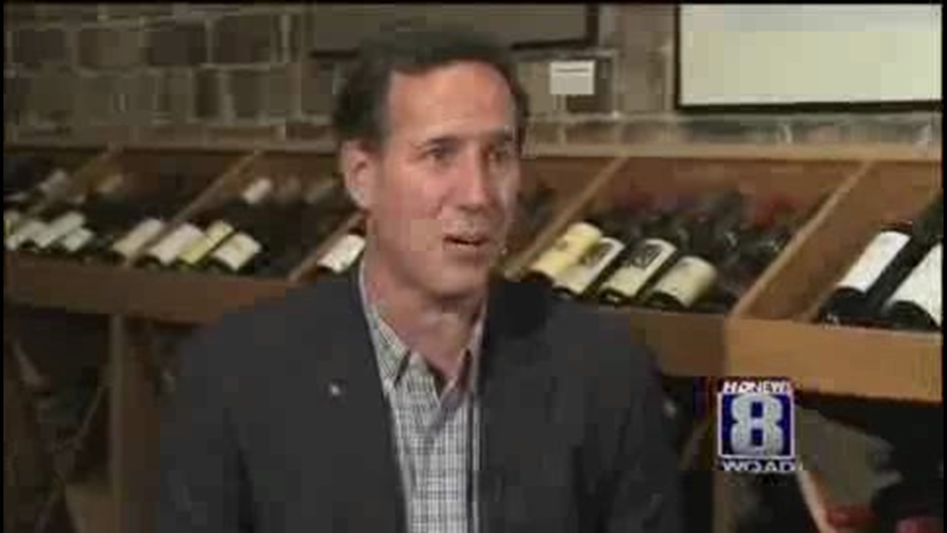 Santorum Sits Down for a 1 on 1 Interview with News 8.mp4