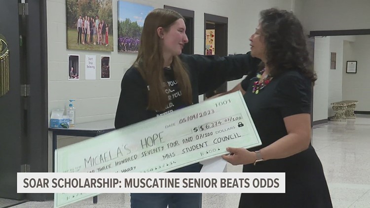 Muscatine student encourages 'brighter side of things' in school and life | SOAR scholarship