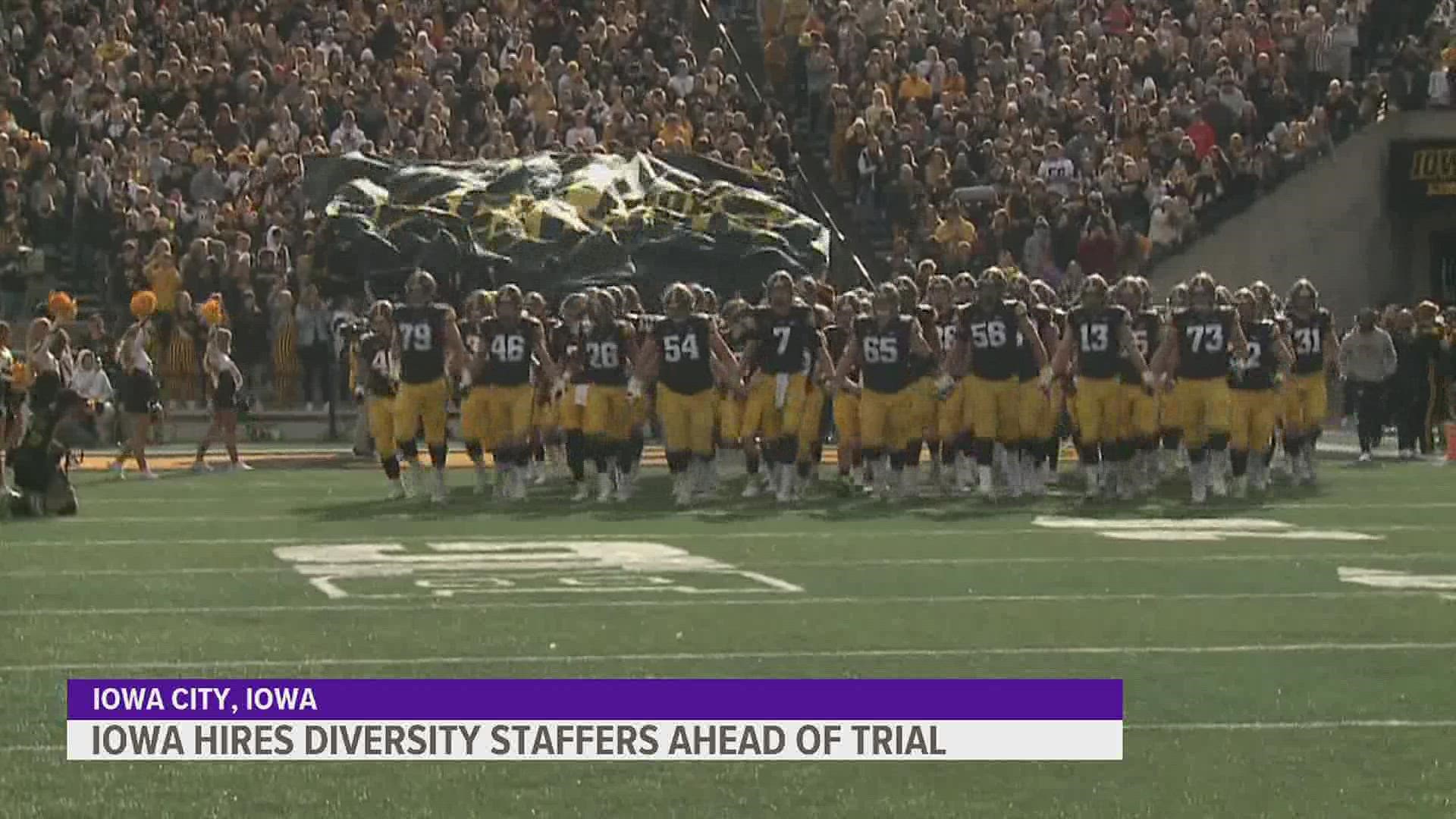 A trial over discrimination allegations is set for March 2023, with former football players seeking monetary damages and cultural changes inside Hawkeye athletics.