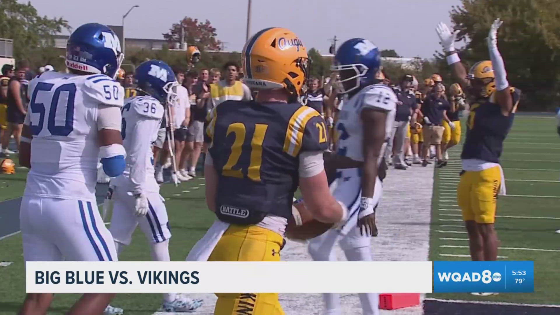 Augustana wins Homecoming game over Millikin 49-41