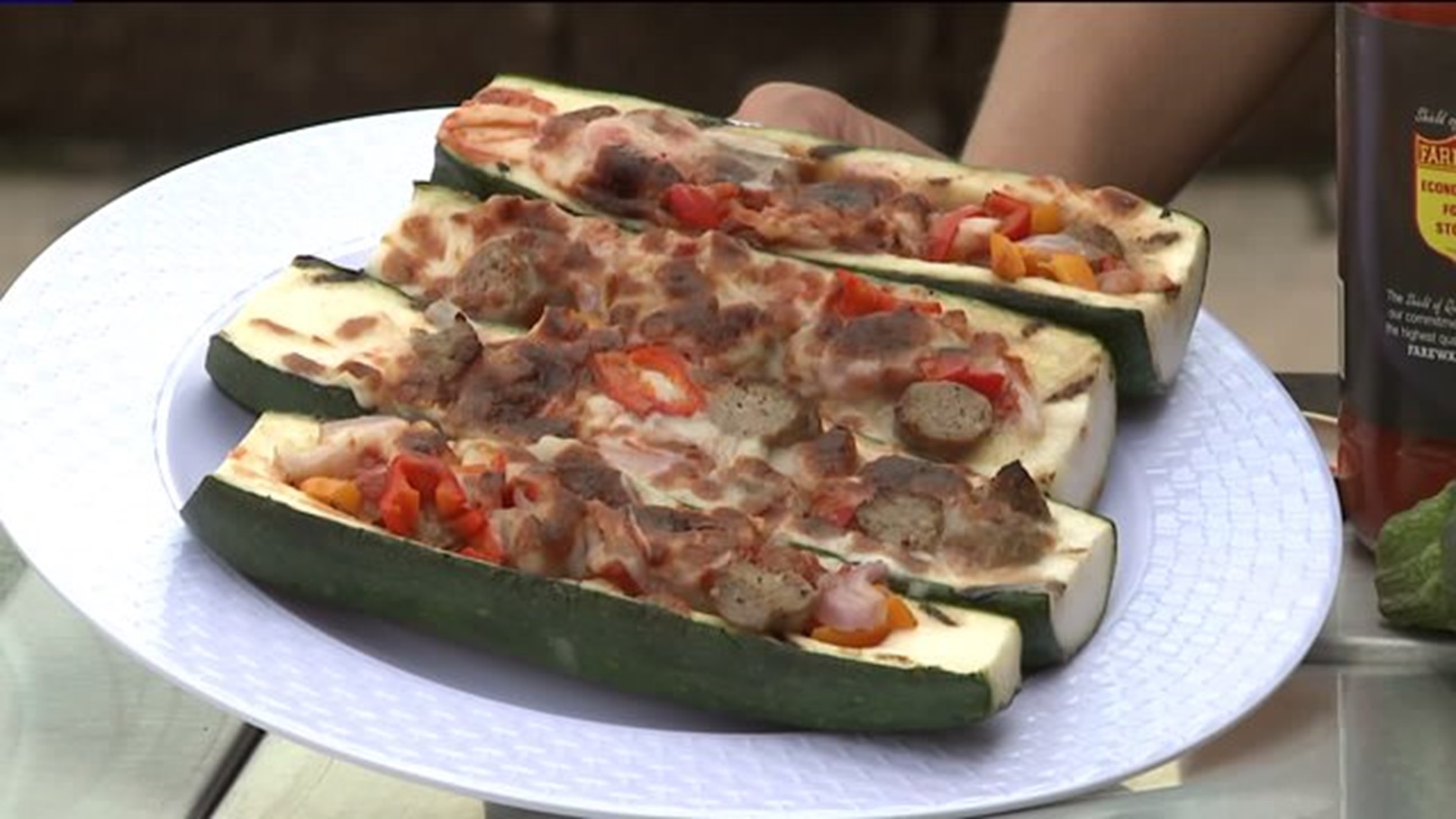 Grilling with Fareway: Grilled Stuffed Zucchini Boats