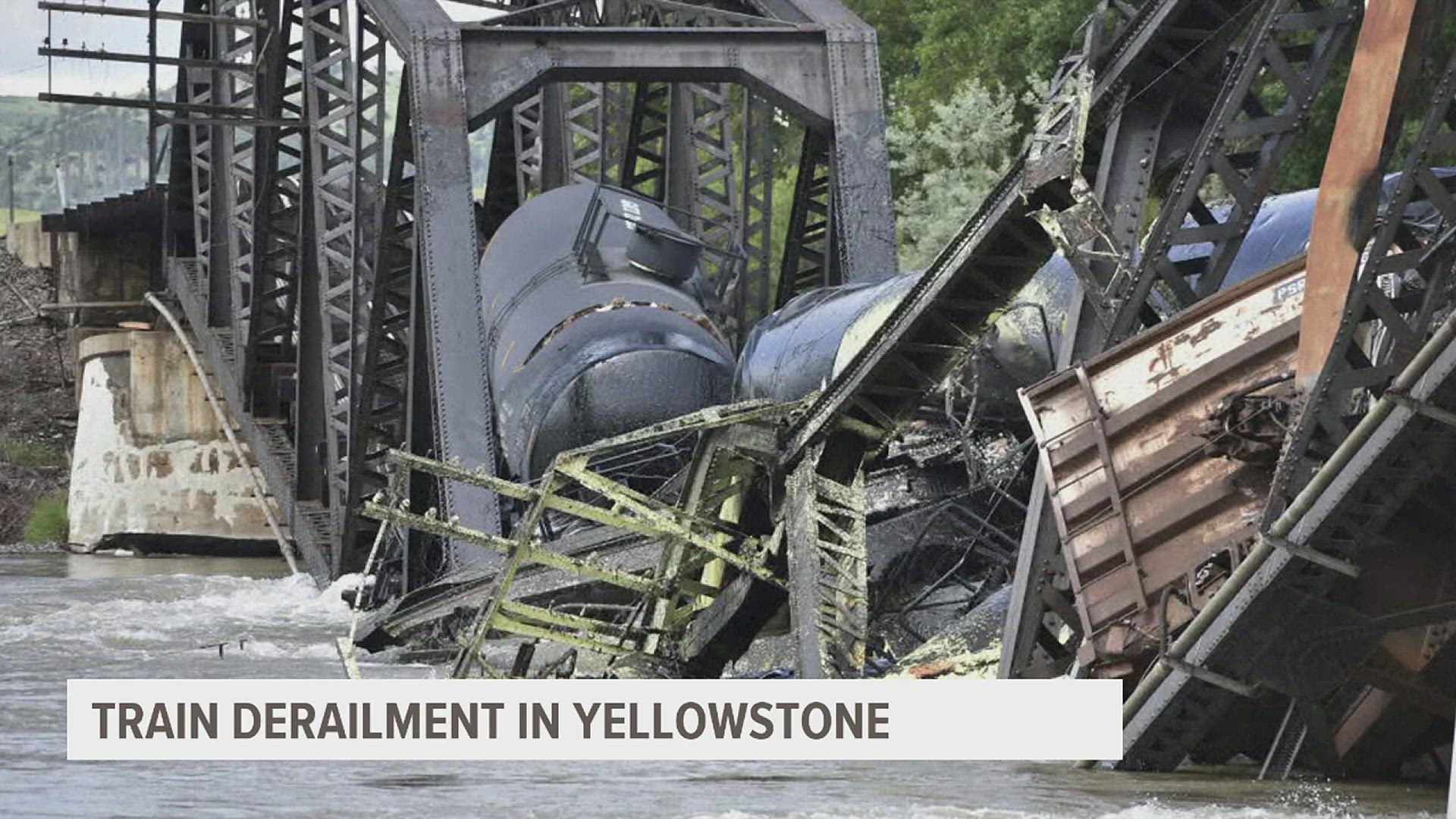 This week Montana workers are beginning to clean up the damage caused by a train derailment.