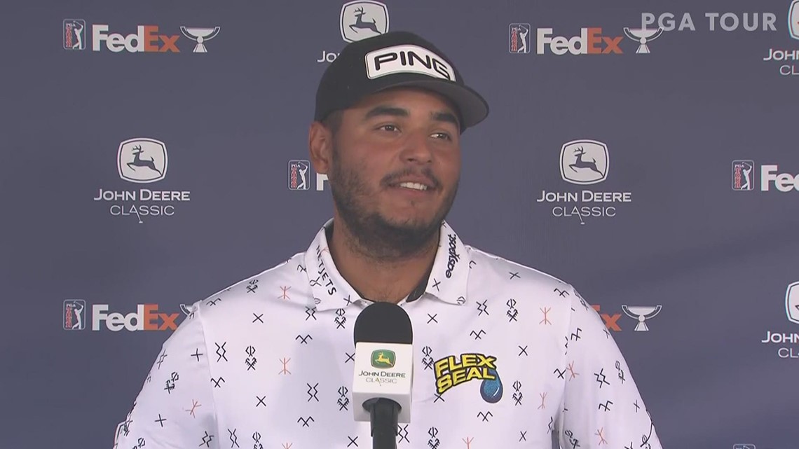 Who's in the lead of the John Deere Classic Round 3