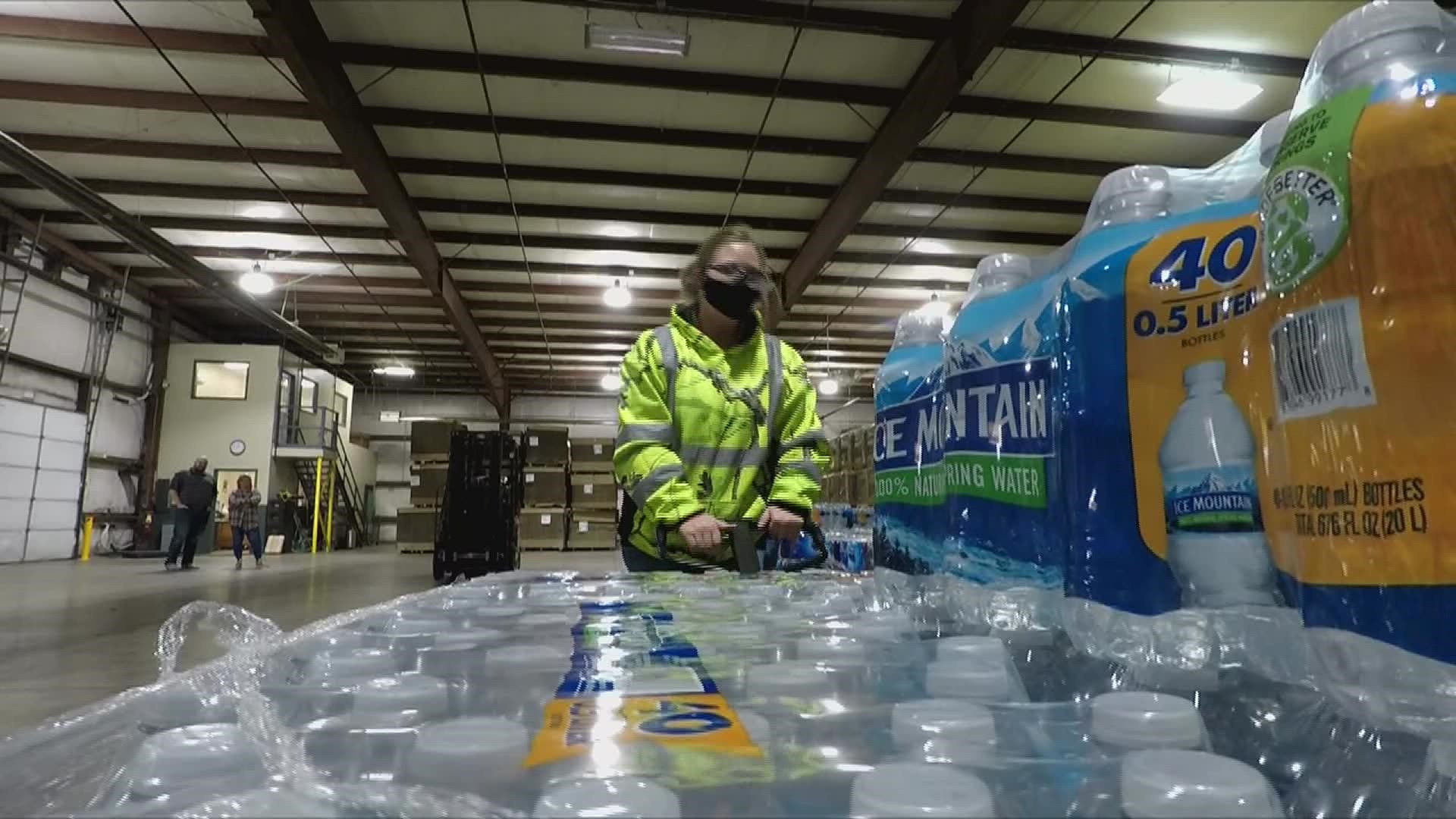 Water, Food, clothing, and more are going to help people in need after the devastating tornadoes.