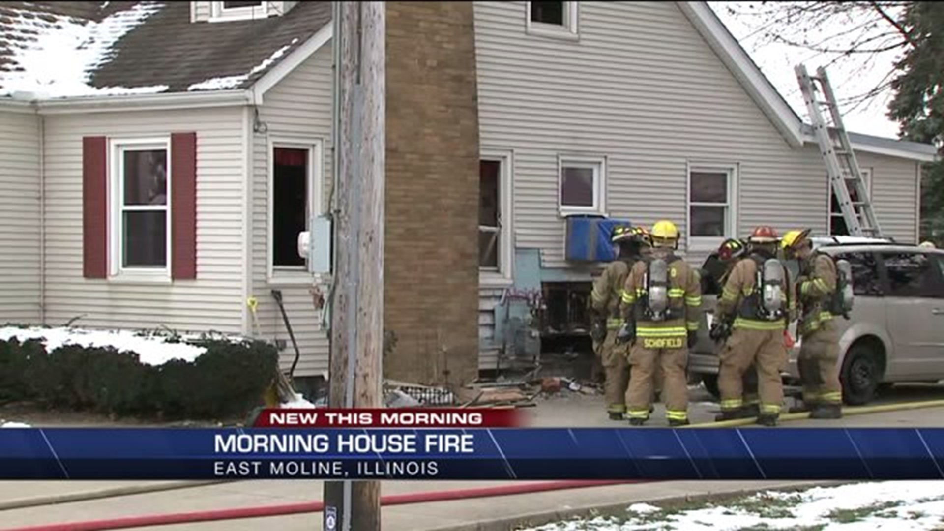 House fire in East Moline