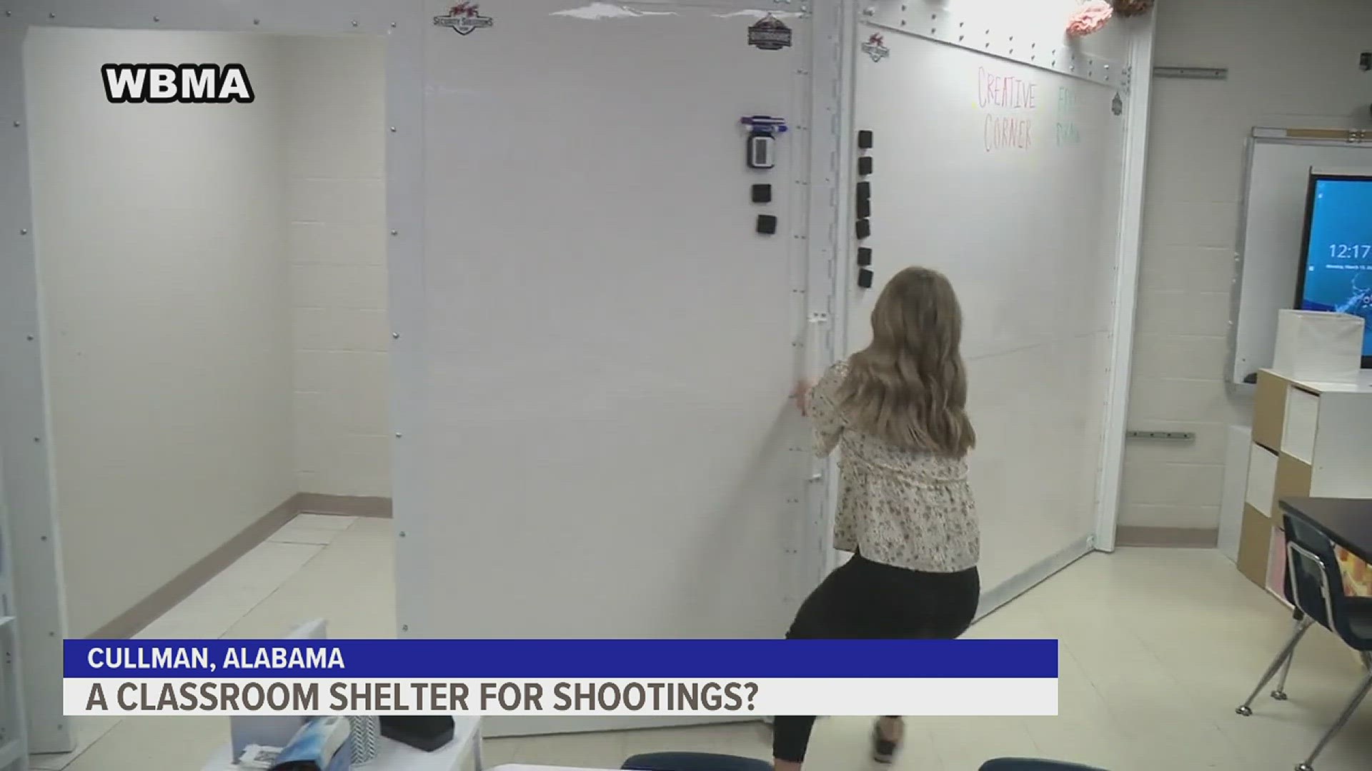 The bulletproof shelter is designed to deploy in just ten seconds, but currently has a hefty price tag of $60,000.