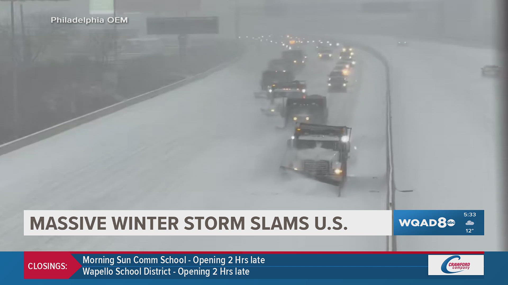 Massive winter storm hits across the US | wqad.com