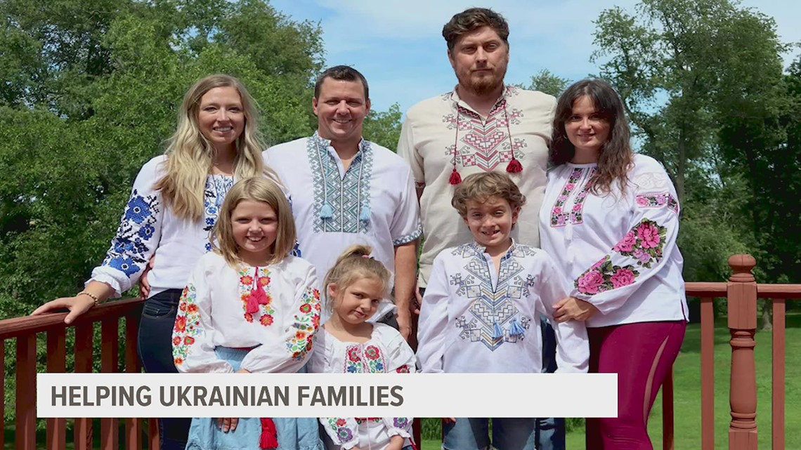 DeWitt family opens its home to another family fleeing Ukraine