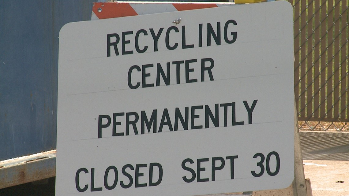 Community calling for change in recycling drop off center closure