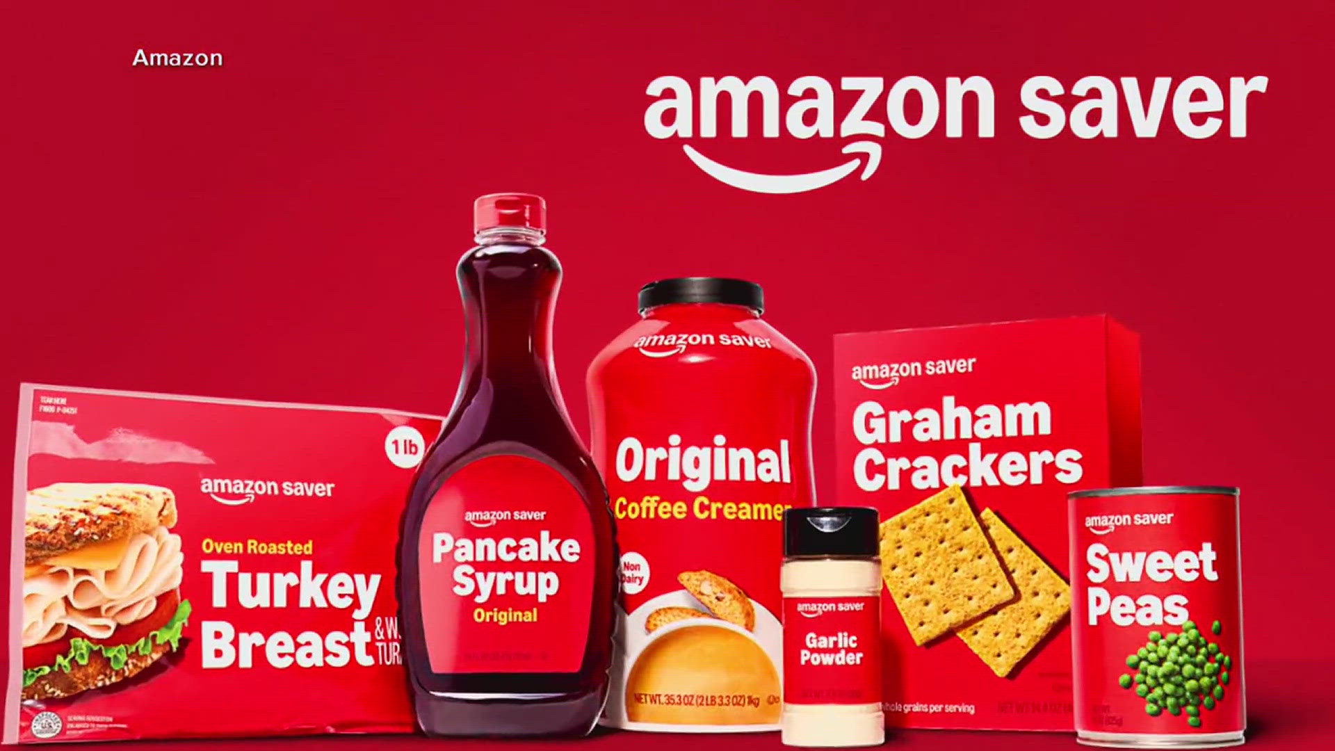 The new product line, "Amazon Saver" would offer items like pizza sauce and coffee for under $5, and add competition to other brands like Walmart and Target.