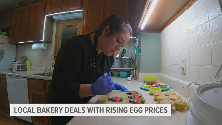 How this Davenport bakery is keeping costs down as egg prices soar across the US