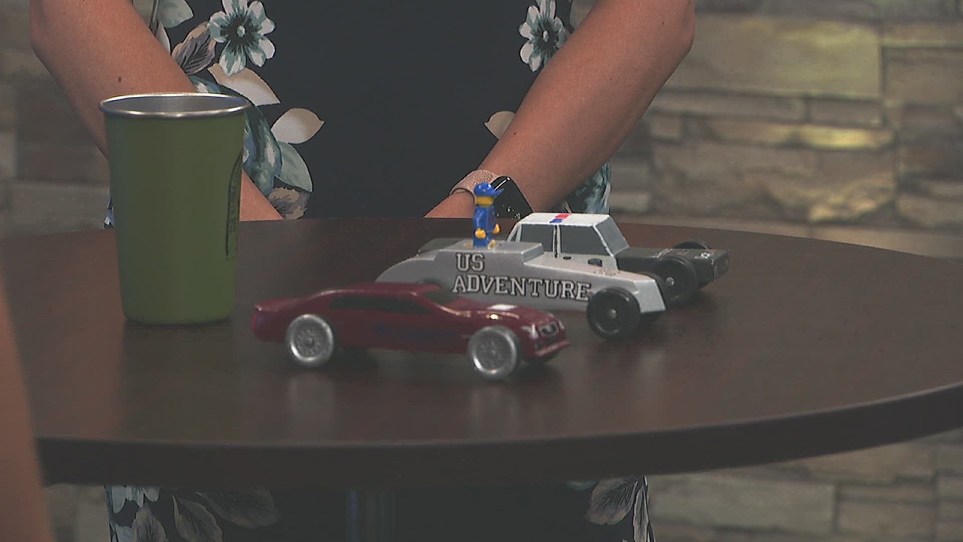 It's a chance for adults 21 and over to relieve some childhood fun by racing their derby cars and enjoying a drink during the competition.