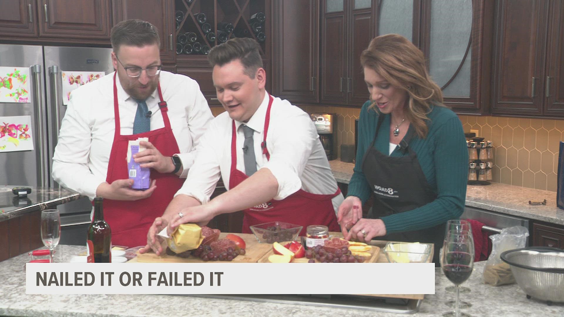 Good Morning Quad Cities makes Charcuterie boards for 'Nailed it or Failed it'.