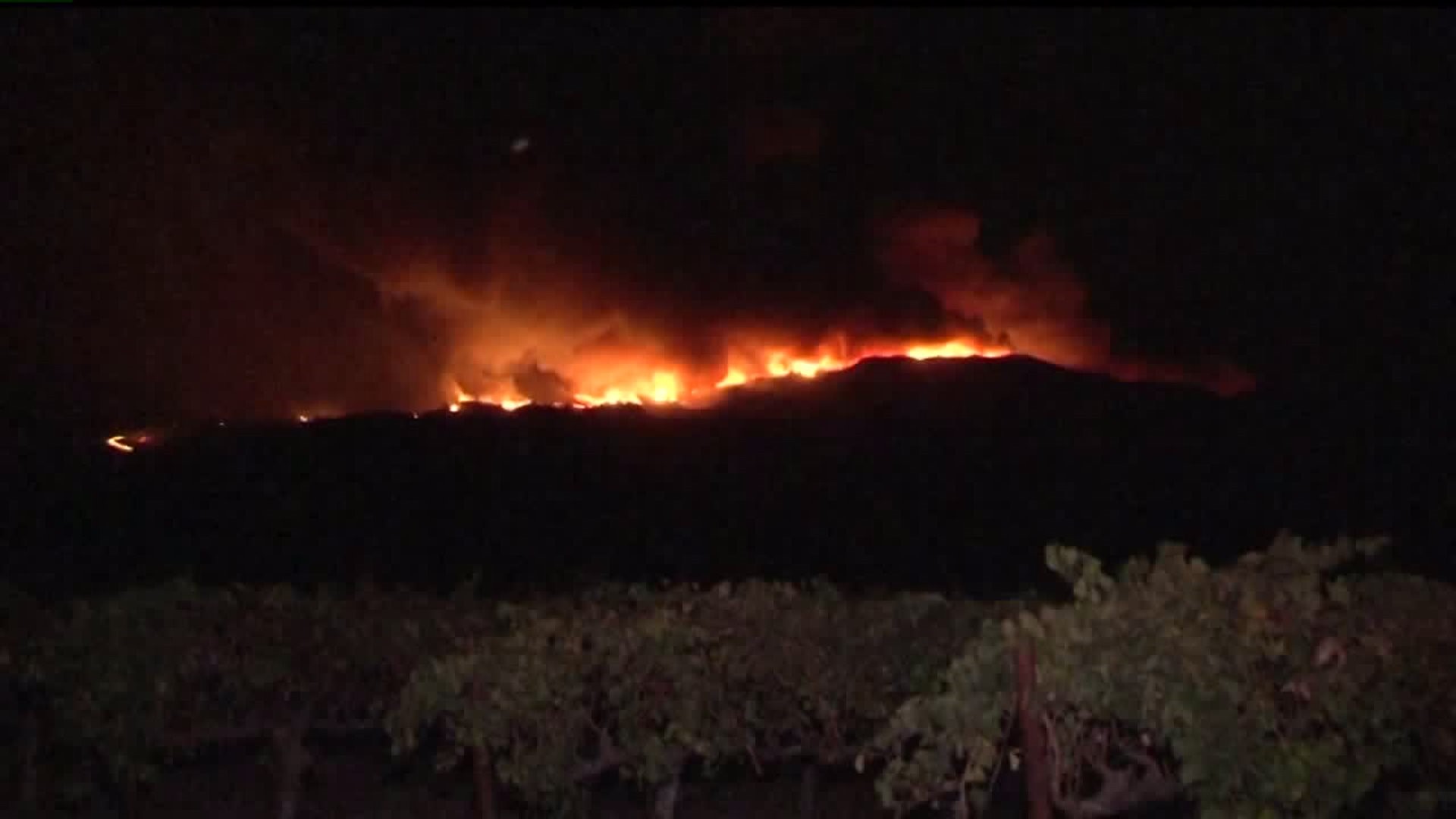 Wildfire forces evacuations in northern California