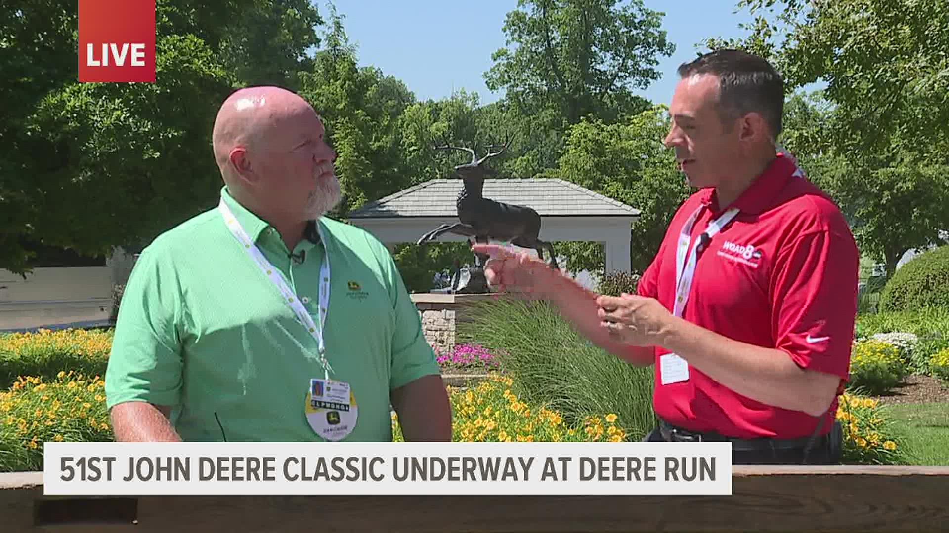 As golfers tee up for Day 1 of the John Deere Classic, Tournament Chair Pat Eikenberry talks about what went into this year's event.