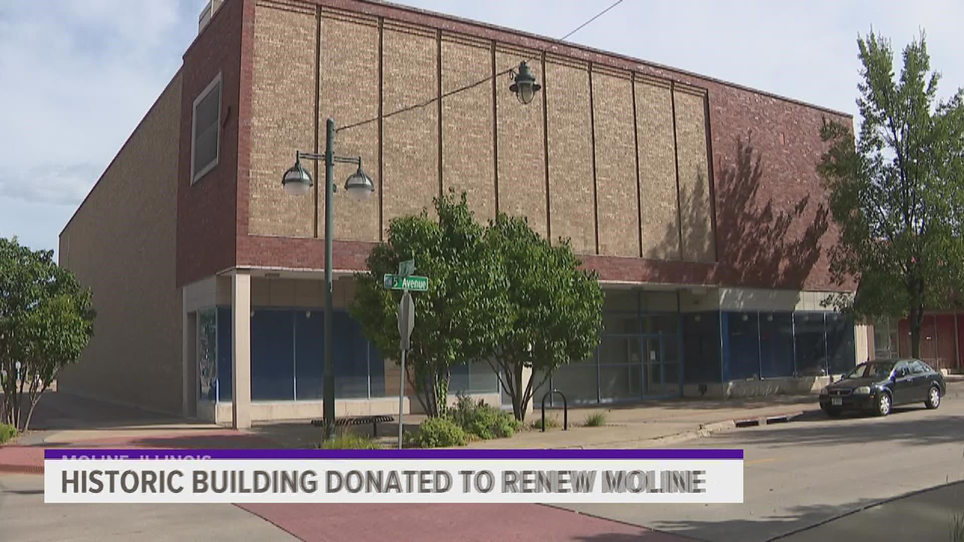 Riverstone Donates Old Jc Penney Building To Renew Moline