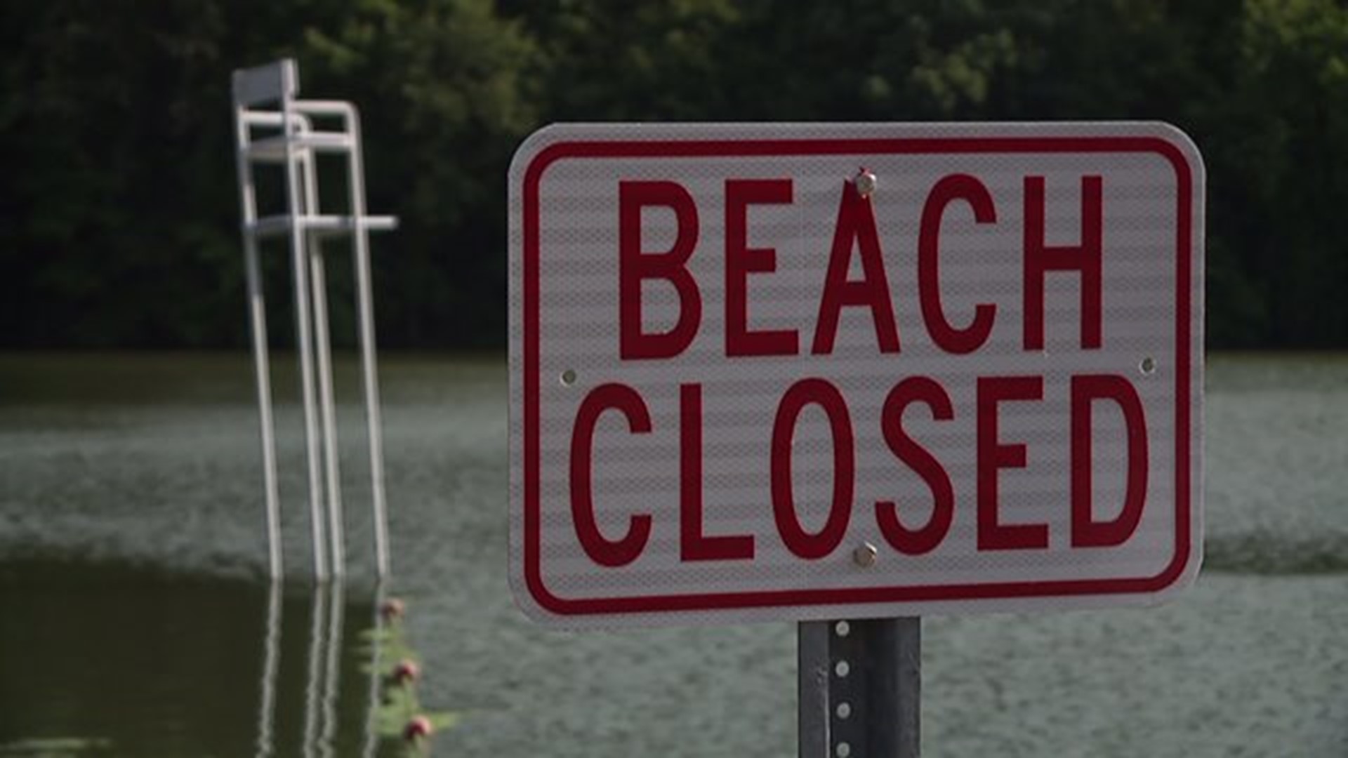 Lake Storey Beach Closed