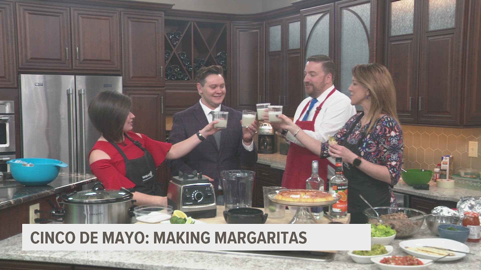 David Bohlman shows the GMQC crew how to make frozen margaritas at home with a little help from an Ina Garten recipe.