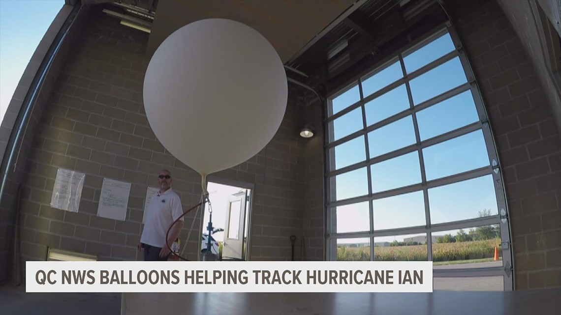 QC National Weather Service launching more weather balloons to help track Hurricane Ian - WQAD Moline