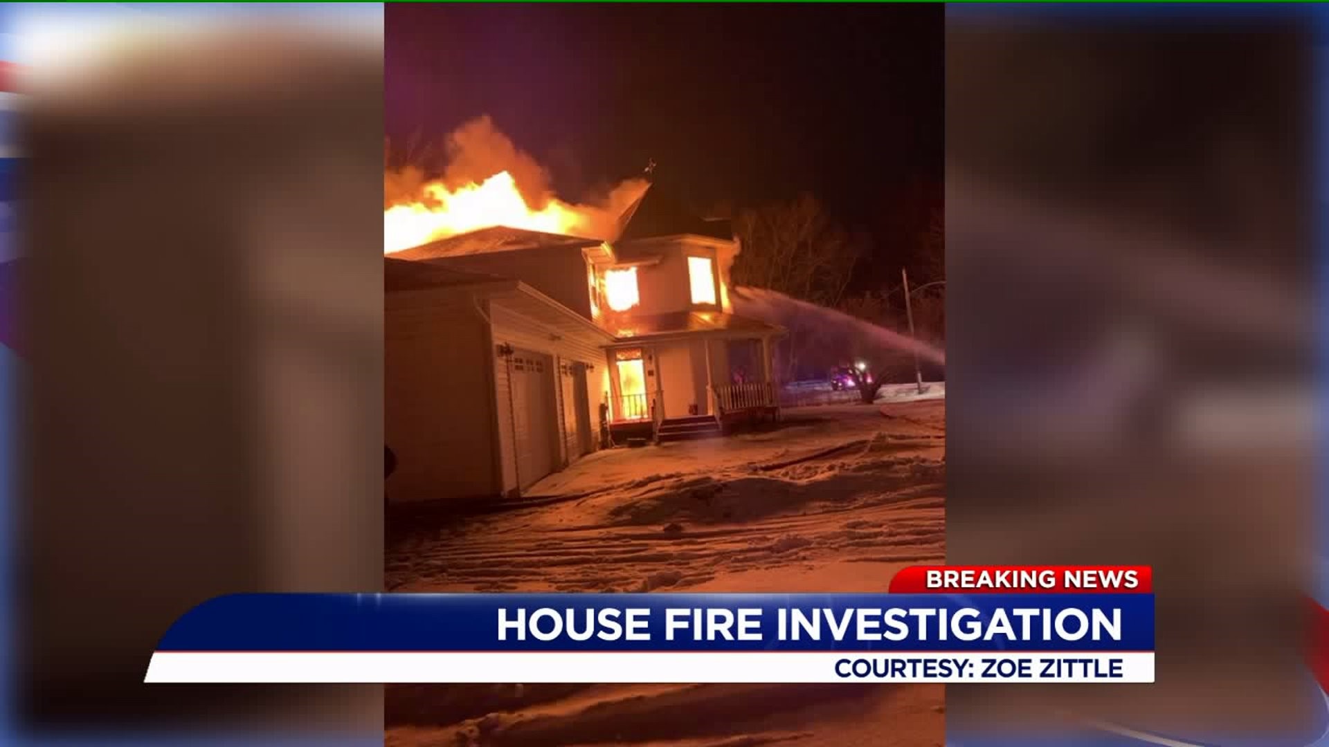 House Fire in Walnut, Illinois