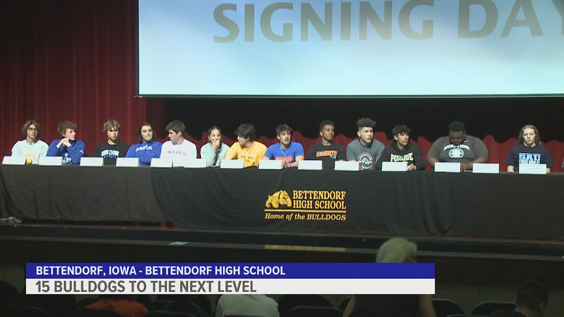 15 Bettendorf Bulldogs will be continuing sports as they head to colleges in all sorts of places in the fall.