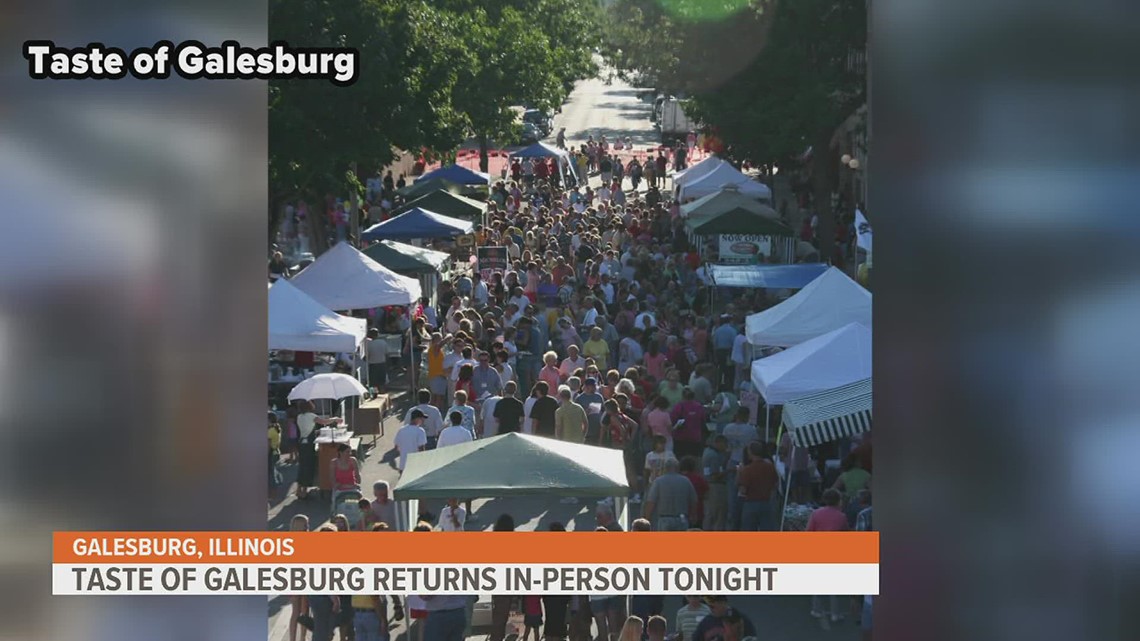 Taste of Galesburg returns for in-person event for the first time since 2019