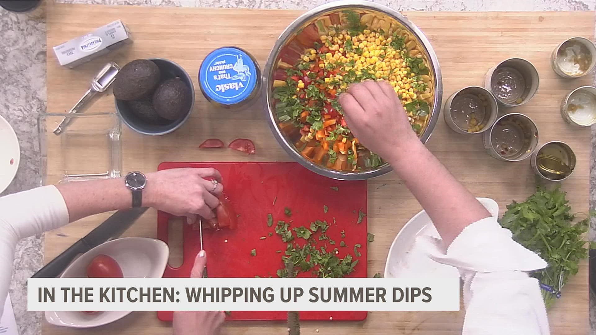 Cowboy caviar, corn and pickle dips you can enjoy while you take a dip in the pool this summer!